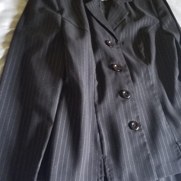 Black Pin Stripe Suit - Picture 4 of 4